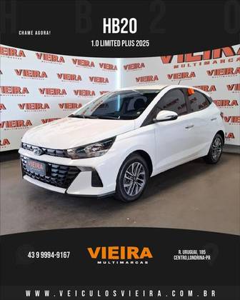 HYUNDAI HB20 1.0 12V FLEX LIMITED PLUS MANUAL HYUNDAI HB20 1.0 12V FLEX LIMITED PLUS MANUAL
